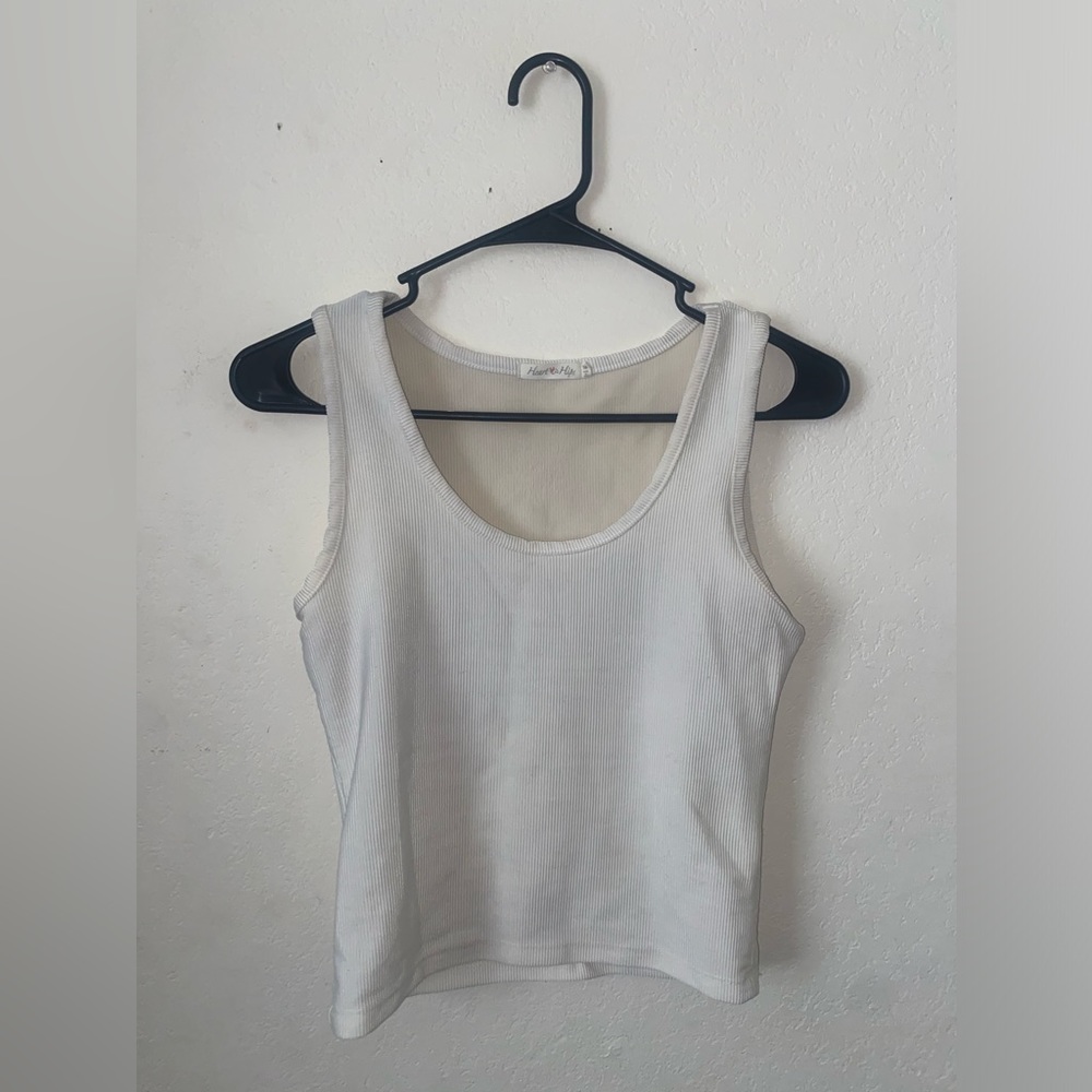 White tank top